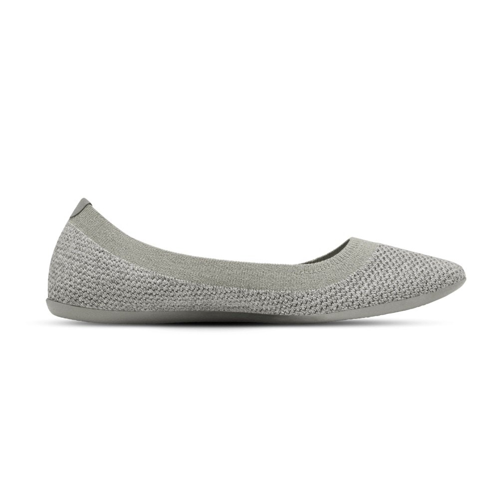 Allbirds Women\'s Tree Breezers - Flats Grey - PTZ962347